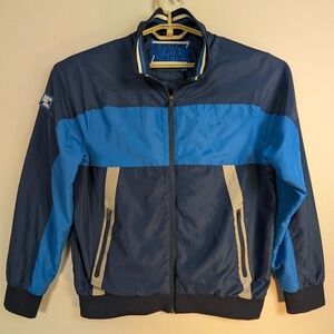 SuperDry Jacket Mens XL Blue Colorblock Coat Blokecore Lightweight